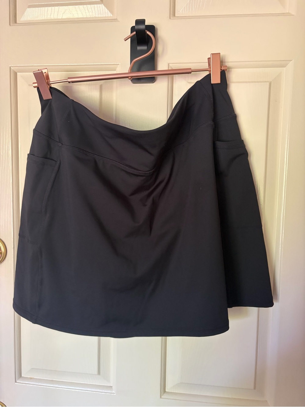 Skechers Black Athletic Skort with Inner Liner